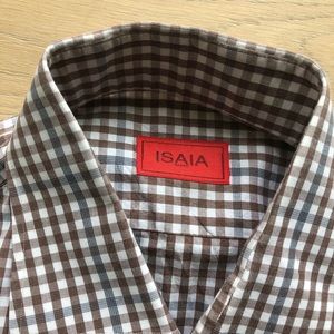 ISAIA men’s button up shirt